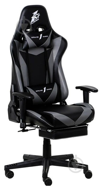 Крісло 1stPlayer FK3 Black-Gray сірий/чорний - фото 4