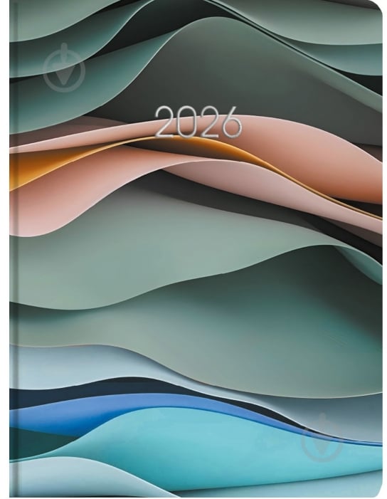 Дневник датированный Economix A5 2026 E21837 синий с желтым - фото 1