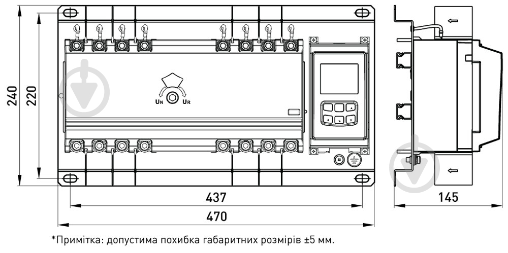 Автоматический ввод резерва E.NEXT e.industrial.ats.4.250 - фото 10