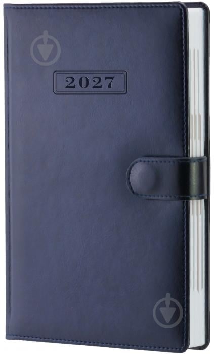 Дневник датированный Nebraska Optima A5 2027 O26151 темно-синий - фото 1