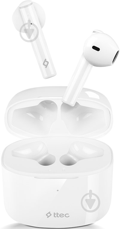 Bluetooth-гарнітура Ttec AirBeat Lite 2 white (2KM137B) - фото 1