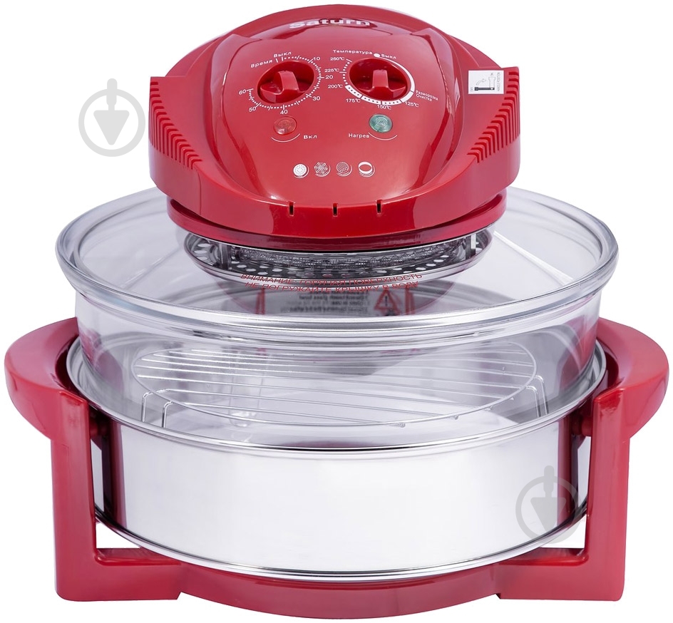 Аэрогриль Saturn ST-CO9151 red - фото 2 Аэрогриль Saturn ST-CO9151 red - фото 2