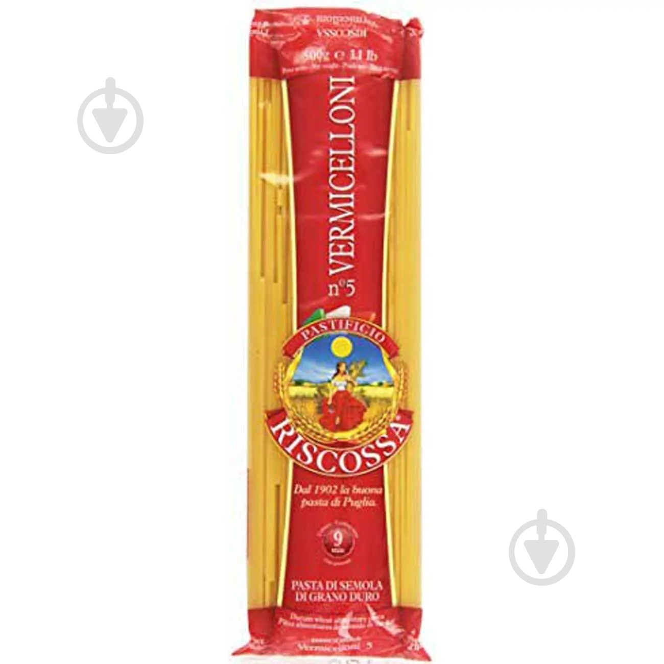 Макароны Riscossa Vermicelloni 0,5 кг - фото 1 Макароны Riscossa Vermicelloni 0,5 кг - фото 1