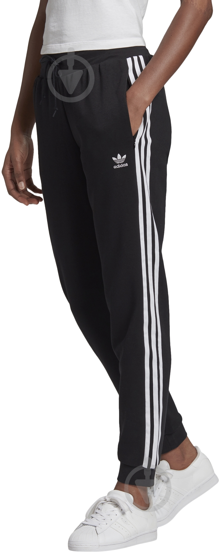 Штани Adidas SLIM PANTS GD2255 р. 42 чорний - фото 1