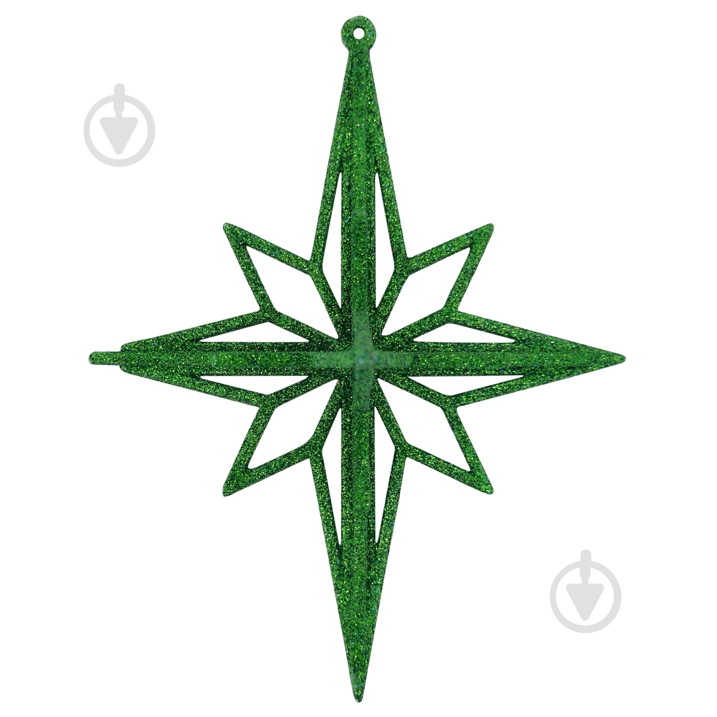 Подвеска MIS LT Ромб 12 см зеленый - фото 1