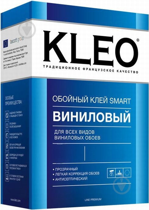 Клей обойный Kleo Smart виниловый 90 г - фото 1