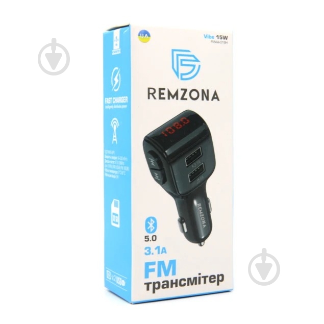 FM-трансмиттер Vibe 15W FMAA-01BK - фото 3