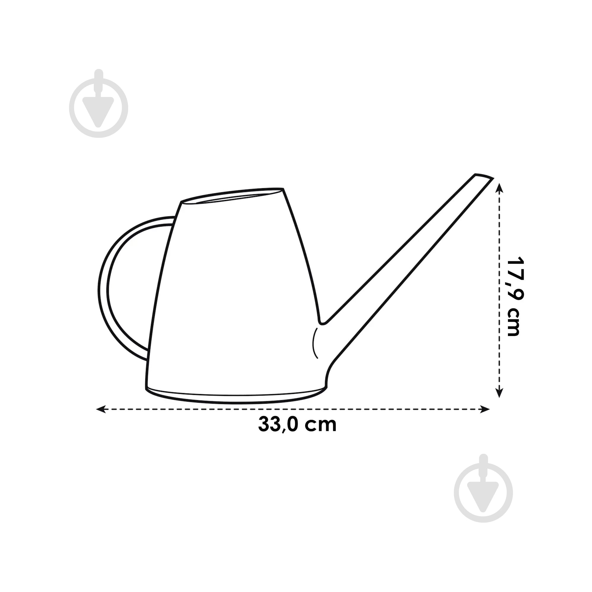 Лейка brussels 1,8л антрацит 303402 - фото 2