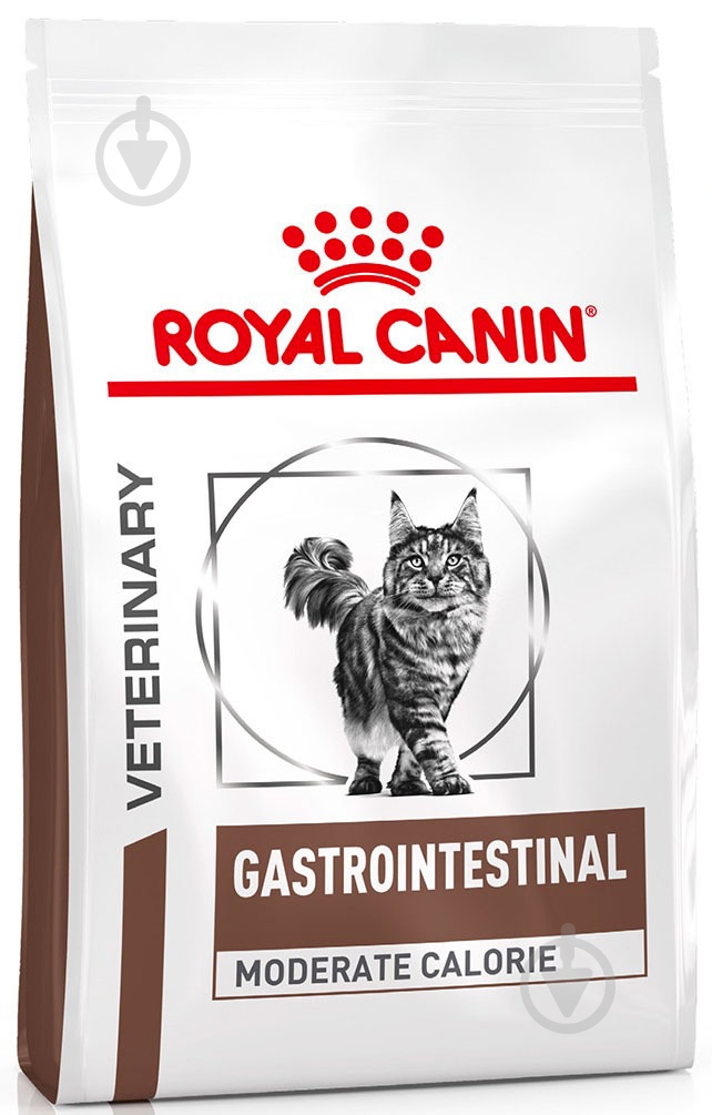 Корм сухий для котів Royal Canin Gastrointestinal Moderate Calorie + 4 пауча (11532) 2 кг - фото 1 Корм сухий для котів Royal Canin Gastrointestinal Moderate Calorie + 4 пауча (11532) 2 кг - фото 1