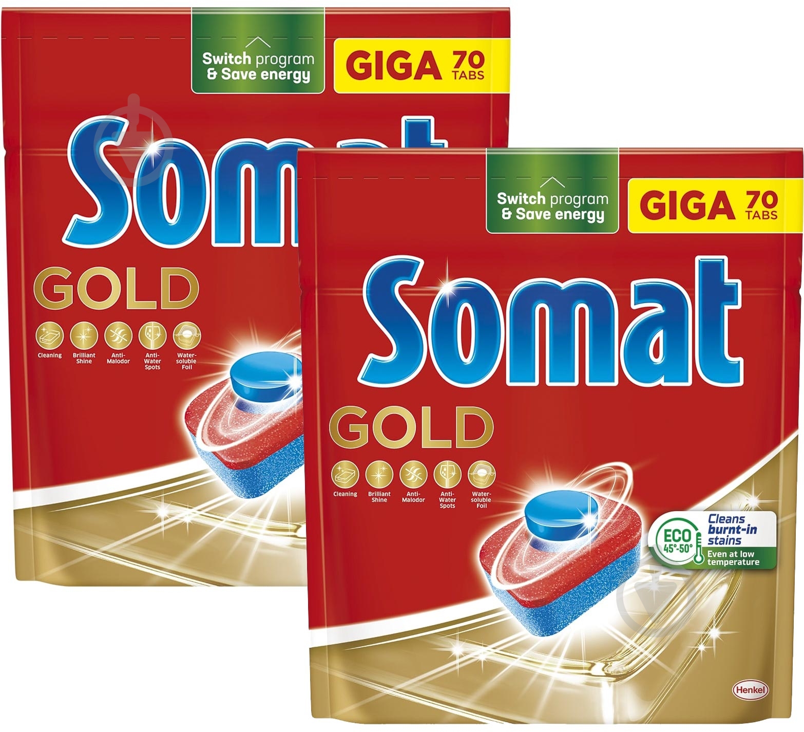 Таблетки для посудомийних машин Somat Голд 140 шт. - фото 2