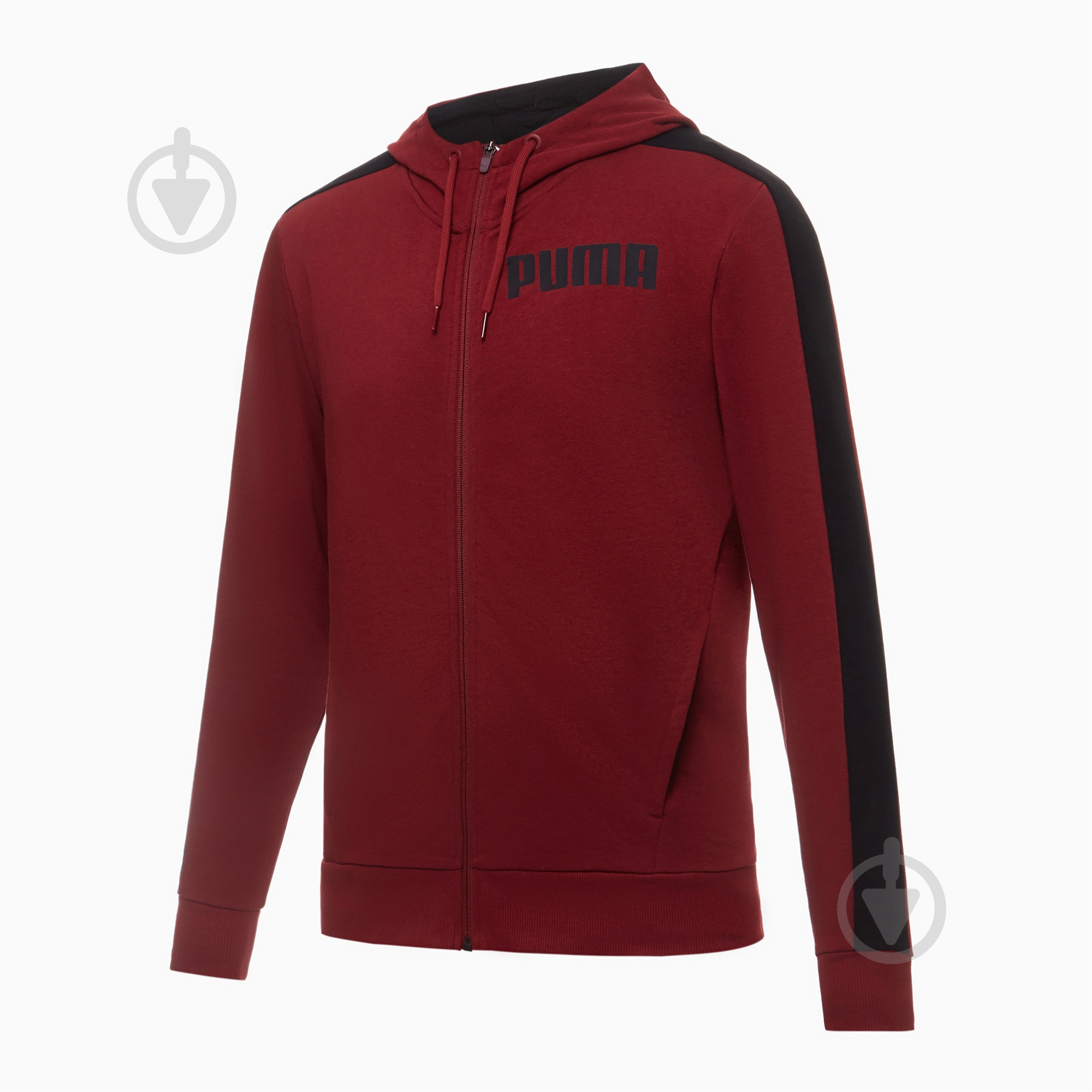 Джемпер Puma Contrast FZ Hoody FT M 85173409 р. XL красный - фото 1 Джемпер Puma Contrast FZ Hoody FT M 85173409 р. XL красный - фото 1