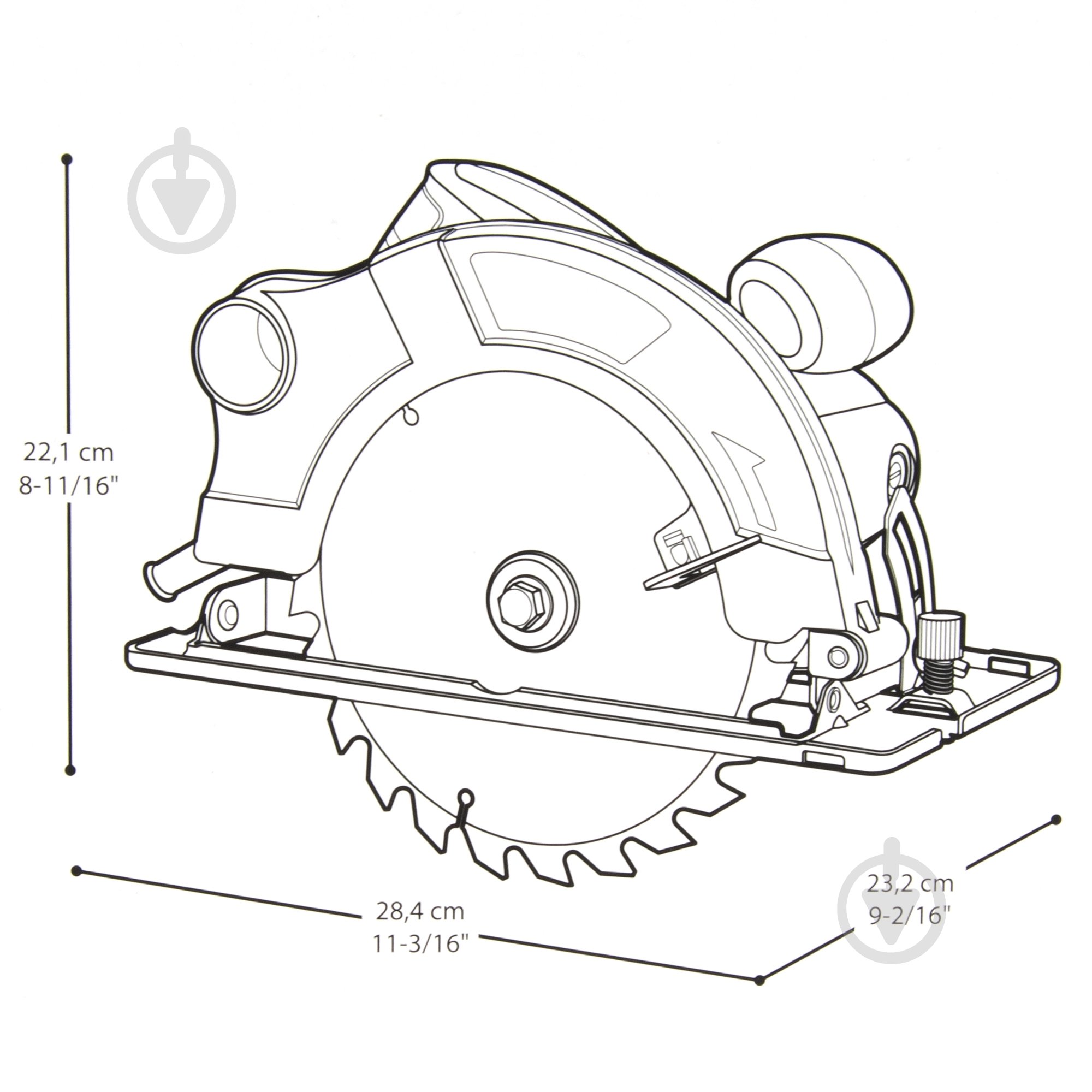 Пила циркулярная Crown CT15074 - фото 7