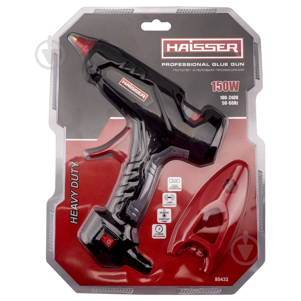 Пистолет клеевой Haisser 80432 - фото 3 Пистолет клеевой Haisser 80432 - фото 3