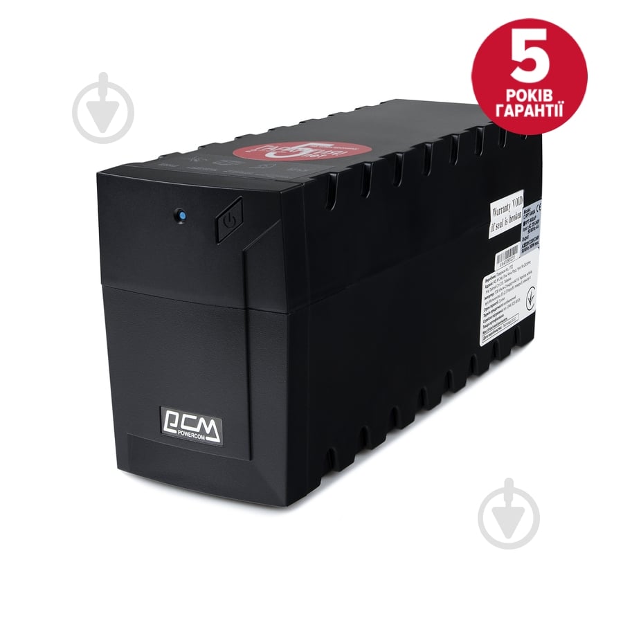 Джерело безперебійного живлення (ДБЖ) Powercom RPT-1000AP IEC RPT-1000AP (IEC) - фото 2