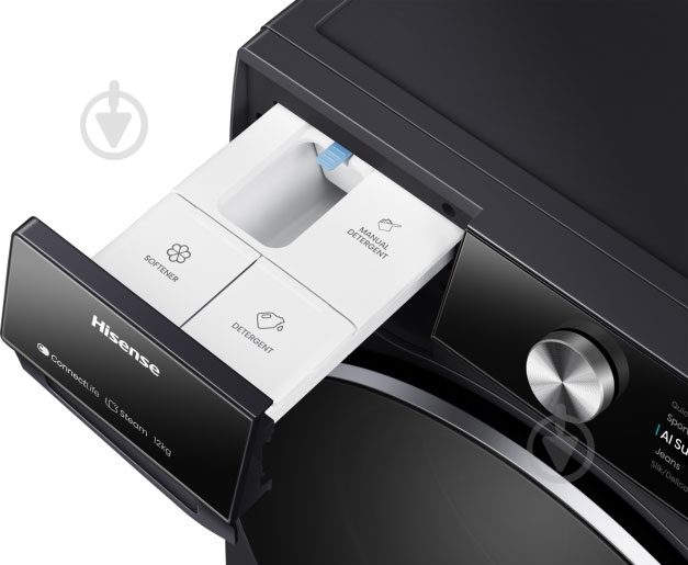Сушильная машина Hisense DH7S107BB + стиральная машина WF7S1247BB - фото 7