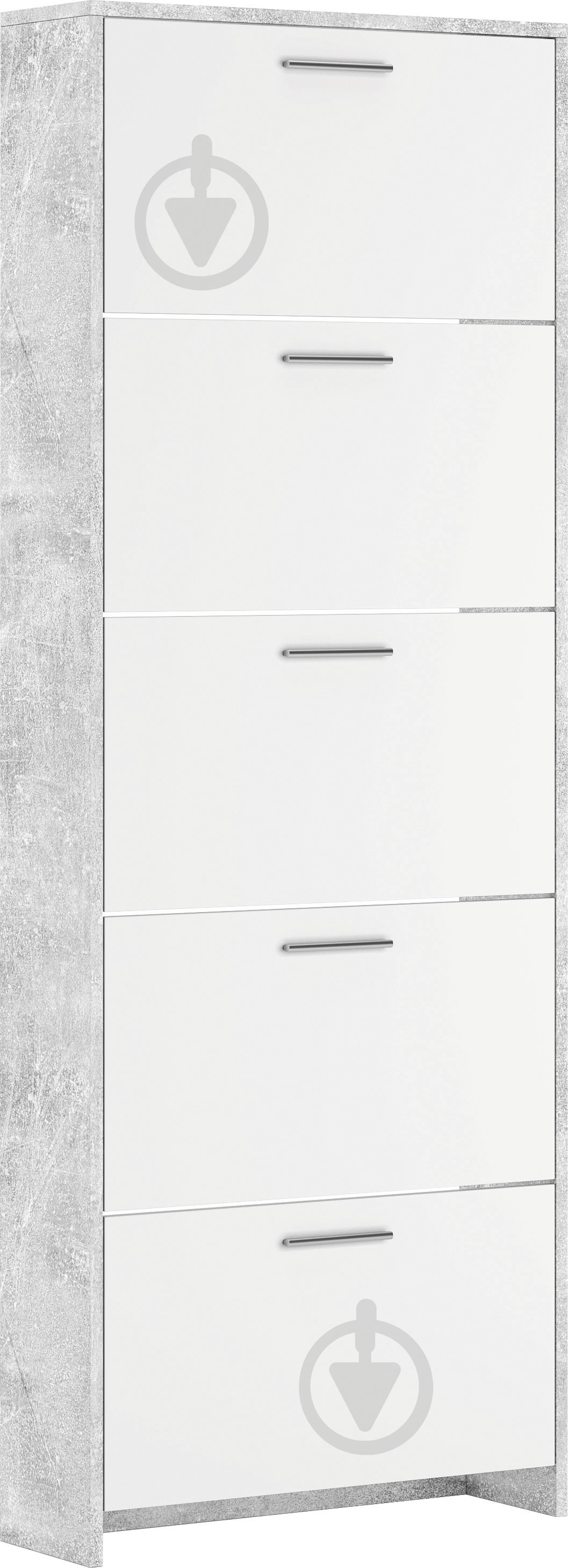 Тумба для обуви Світ Меблів 5Д Рене 690х1870х220 индастриал/ нимфеа альба 220x1870 мм индастриал - фото 1 Тумба для обуви Світ Меблів 5Д Рене 690х1870х220 индастриал/ нимфеа альба 220x1870 мм индастриал - фото 1