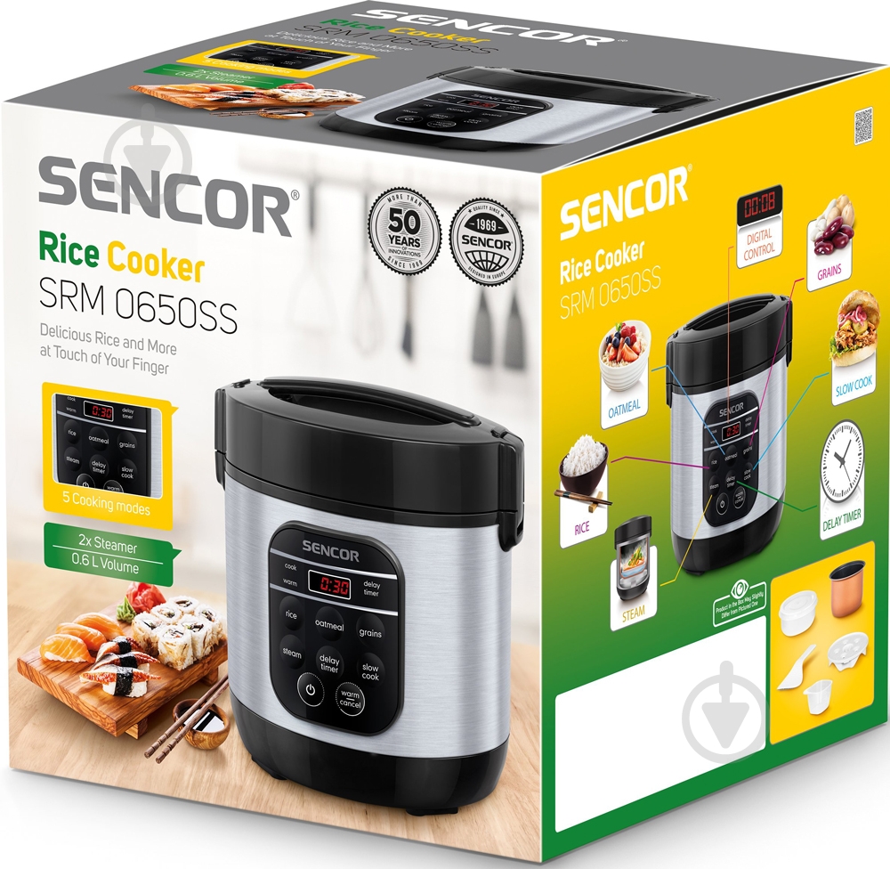 Рисоварка Sencor SRM0650SS - фото 17 Рисоварка Sencor SRM0650SS - фото 17