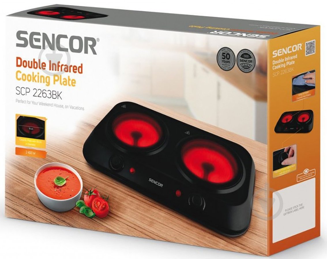 Плита электрическая настольная Sencor SCP2263BK - фото 10