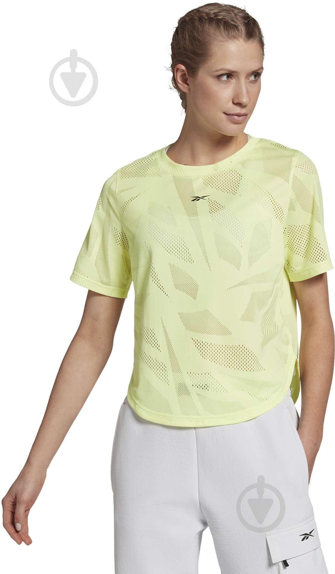 Футболка Reebok TS PERF TEE GI6532 р.S салатовий - фото 6