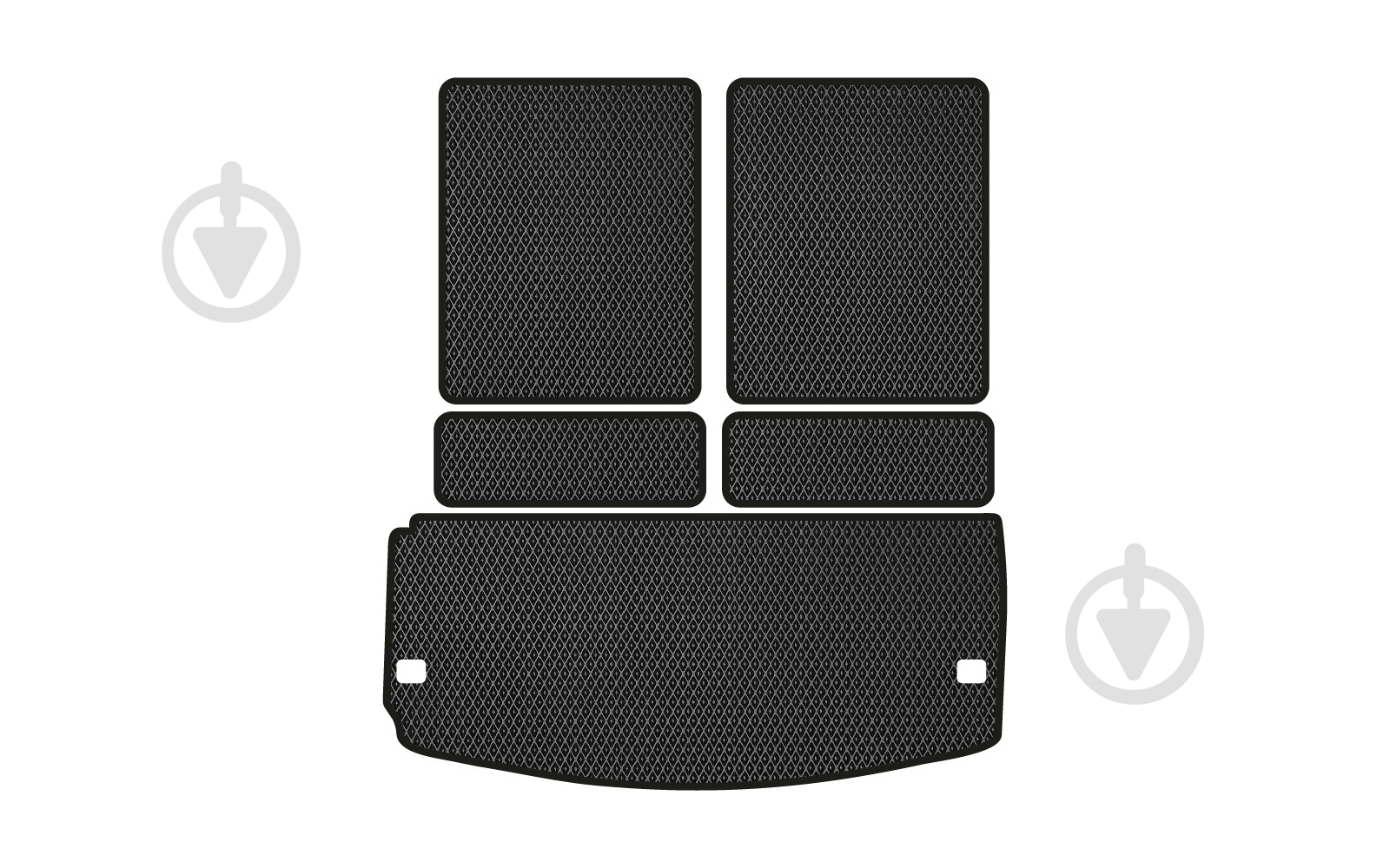 Ковер в багажник EVAtech Dodge Durango 2014+ (DE14151BE5RBB) модельные - фото 1 Ковер в багажник EVAtech Dodge Durango 2014+ (DE14151BE5RBB) модельные - фото 1