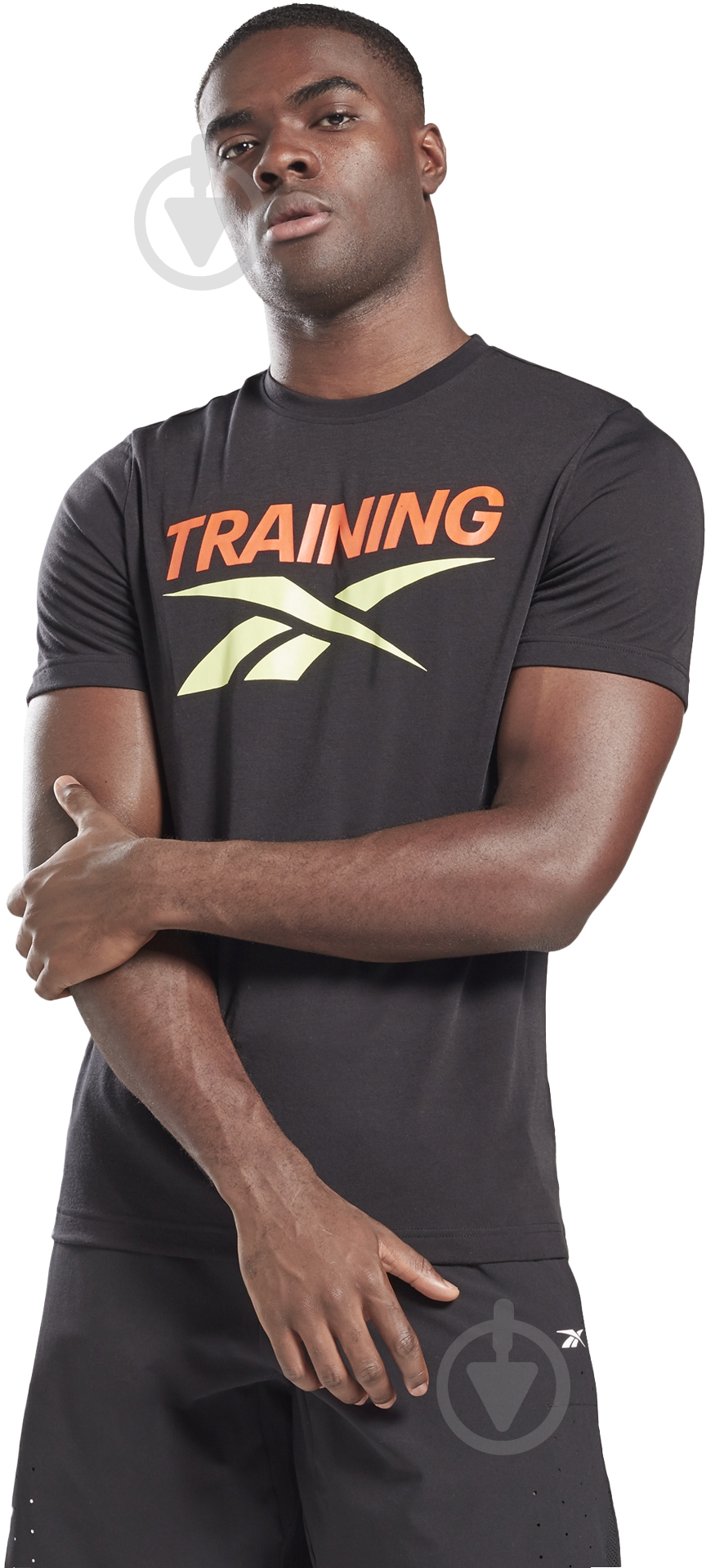Футболка Reebok REEBOK TRAINING TEE GI8399 р.S черный - фото 6