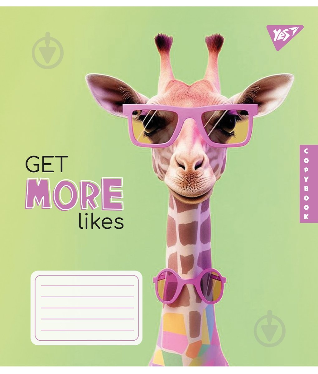 Тетрадь школьная 36 листов клетка Get more likes (767334) YES - фото 3 Тетрадь школьная 36 листов клетка Get more likes (767334) YES - фото 3