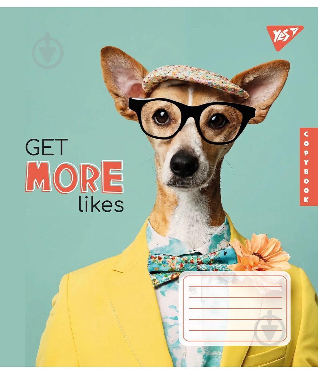 Тетрадь школьная 36 листов клетка Get more likes (767334) YES - фото 4 Тетрадь школьная 36 листов клетка Get more likes (767334) YES - фото 4