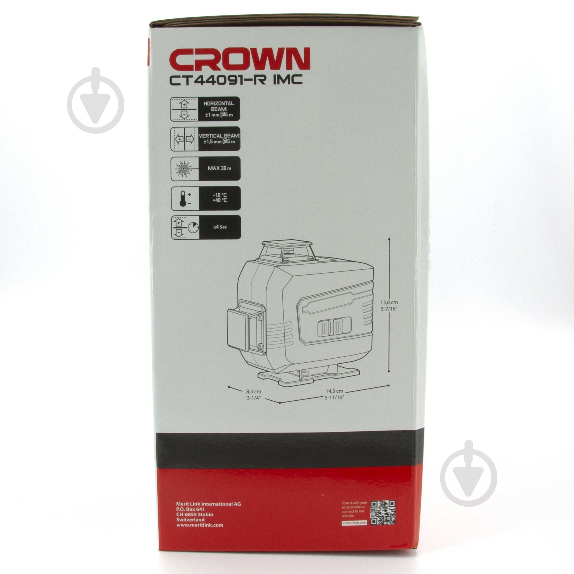 Нивелир лазерный Crown CT44091-R IMC - фото 14