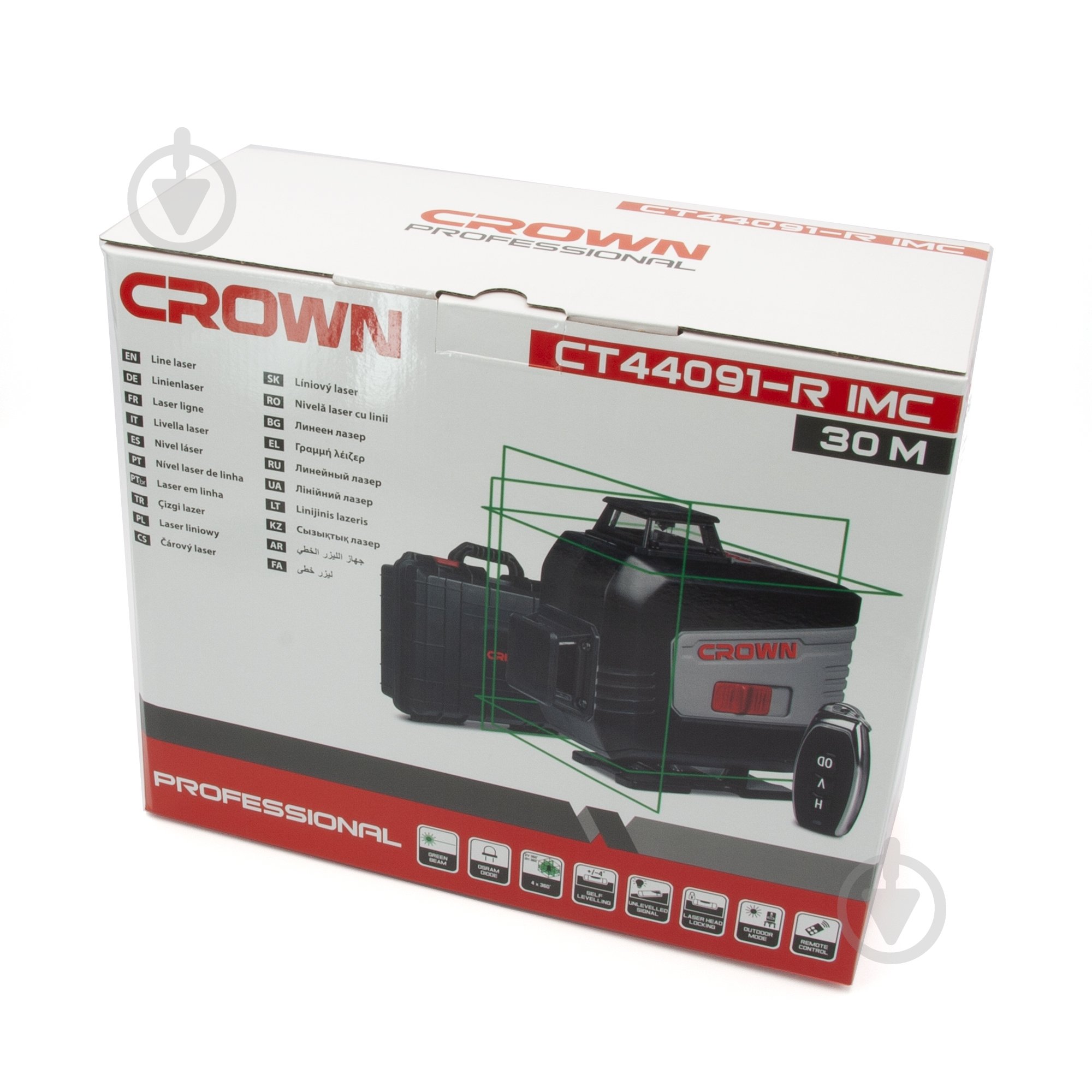 Нивелир лазерный Crown CT44091-R IMC - фото 13