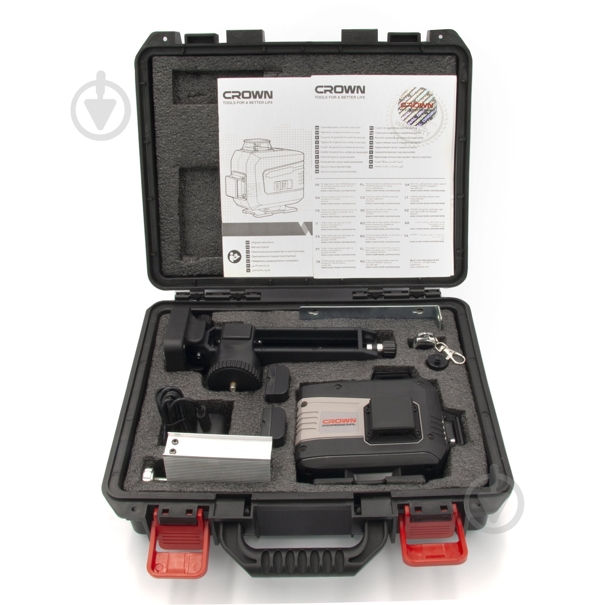 Нивелир лазерный Crown CT44091-R IMC - фото 10