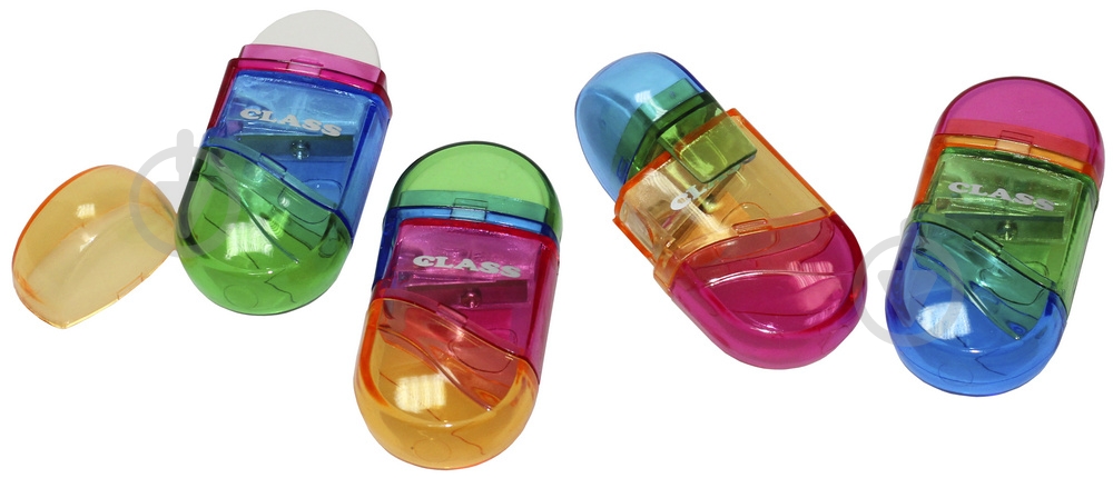 Точилка с контейнером и ластиком (04060100) CLASS - фото 1