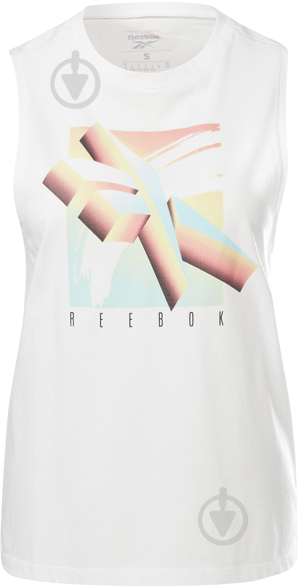 Майка Reebok REEBOK RETRO VECTOR TANK GI8406 р.L белый - фото 1