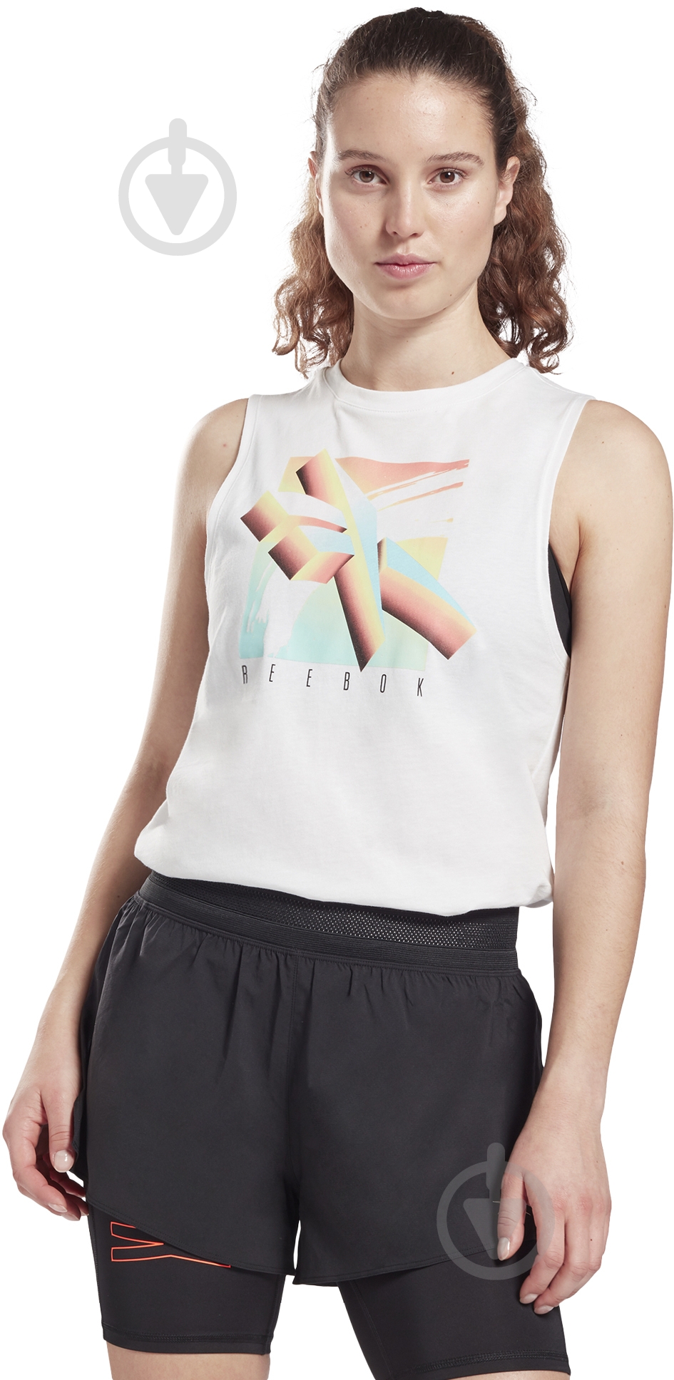 Майка Reebok REEBOK RETRO VECTOR TANK GI8406 р.L белый - фото 3