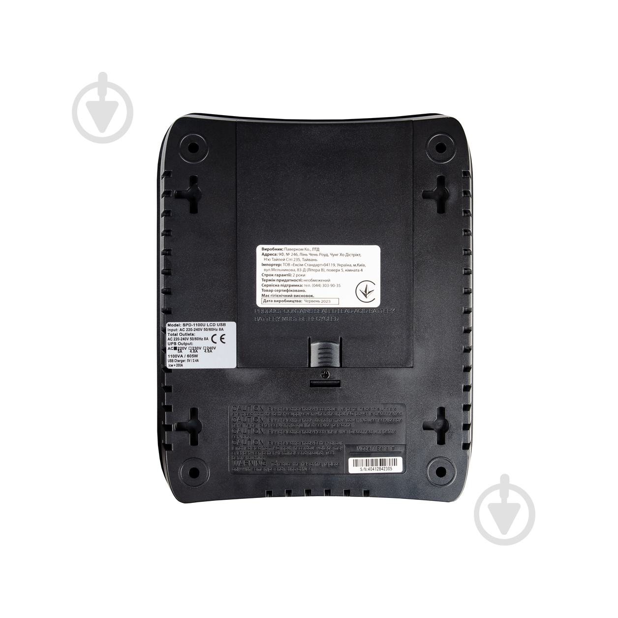 Источник бесперебойного питания (ИБП) Powercom SPD-1100U LCD SCHUKO SPD-1100U.LCD - фото 5