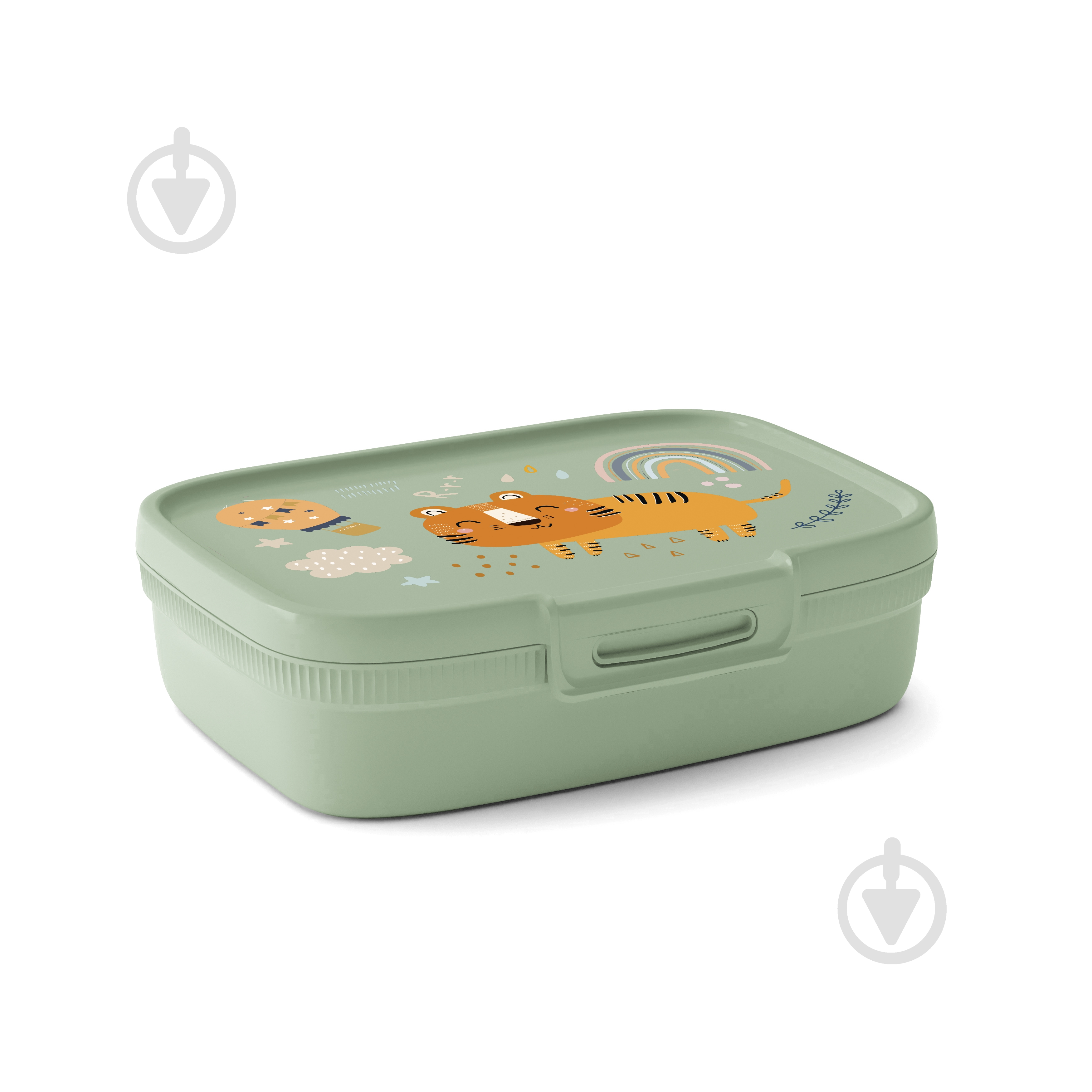 Контейнер харчовий Keter 257379 Snap Box 1,3 л Дикі звірі 60x210x155 мм - фото 1