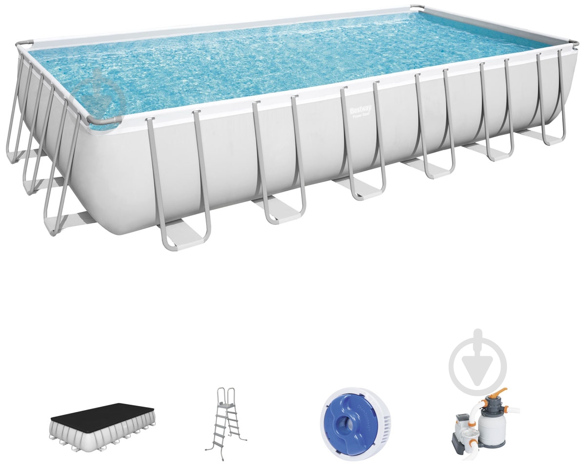 Бассейн каркасный Bestway 732х366х132 см 30045 л - фото 5