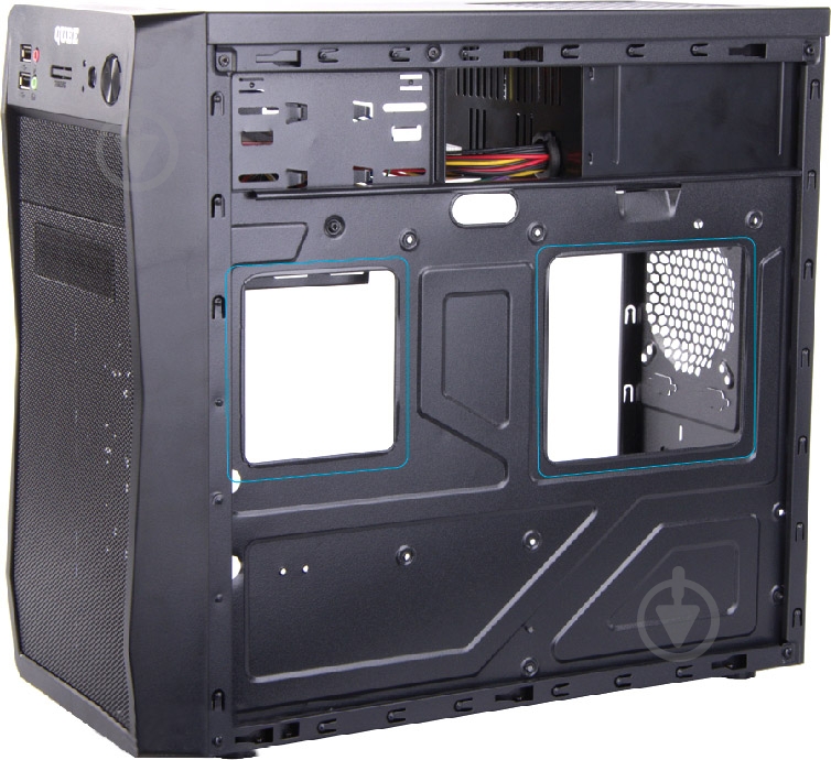 Корпус QUBE QB602 400W Black (QB602_MB4U2) - фото 6 Корпус QUBE QB602 400W Black (QB602_MB4U2) - фото 6