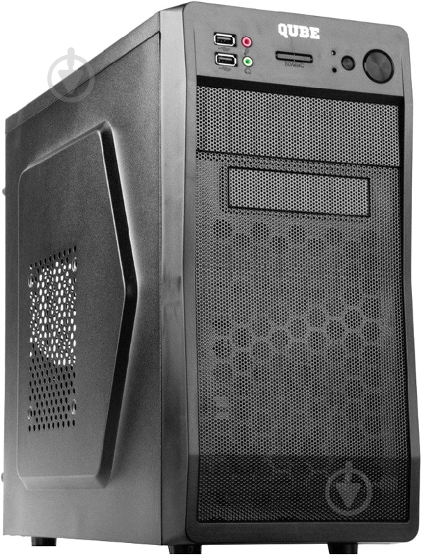 Корпус QUBE QB602 400W Black (QB602_MB4U2) - фото 1 Корпус QUBE QB602 400W Black (QB602_MB4U2) - фото 1