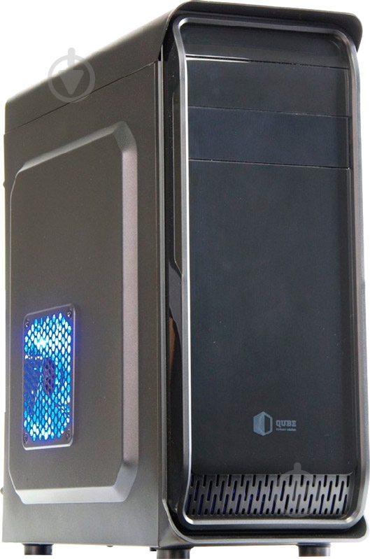 Корпус QUBE QB60A 500W APFC Black (QB60A_MB5U3) - фото 1 Корпус QUBE QB60A 500W APFC Black (QB60A_MB5U3) - фото 1