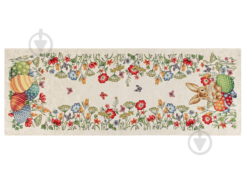 Ранер гобелен Кролик 40x100 см різнокольоровий - фото 1