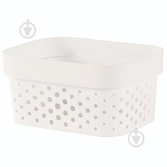 Кошик для зберігання Curver білий Recycled 1,4 л 83x167x125 мм - фото 1