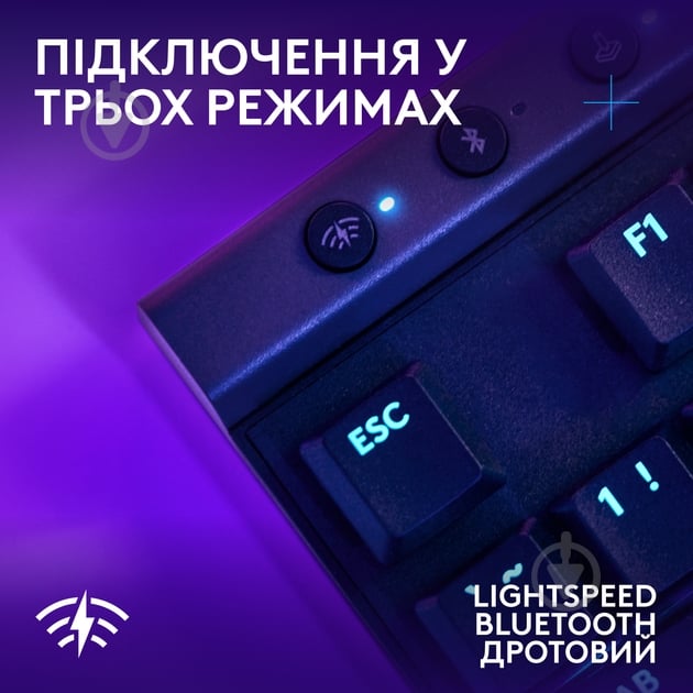 Клавиатура игровая Logitech G515 LIGHTSPEED TKL (L920-012538) black - фото 5 Клавиатура игровая Logitech G515 LIGHTSPEED TKL (L920-012538) black - фото 5
