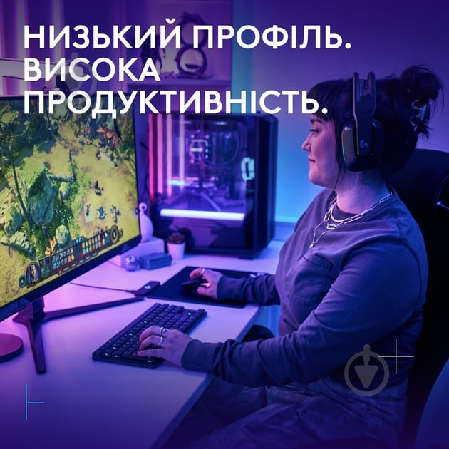 Клавиатура игровая Logitech G515 LIGHTSPEED TKL (L920-012538) black - фото 2 Клавиатура игровая Logitech G515 LIGHTSPEED TKL (L920-012538) black - фото 2