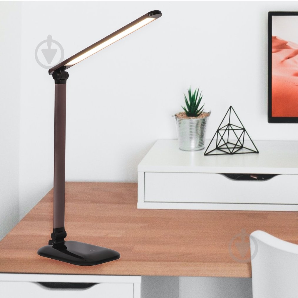 Настільна лампа LedPulsar 6 Вт чорний ALT-222BC - фото 6