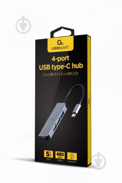 Концентратор Cablexpert UHB-CM-U3P1U2P3-01 - фото 2 Концентратор Cablexpert UHB-CM-U3P1U2P3-01 - фото 2