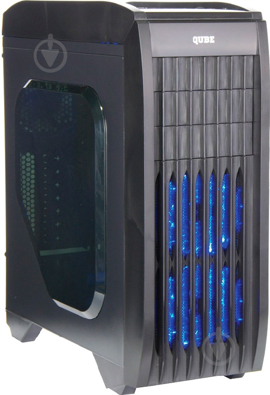 Корпус QUBE QBF11 Black (QBF11_WBNU3) - фото 1 Корпус QUBE QBF11 Black (QBF11_WBNU3) - фото 1