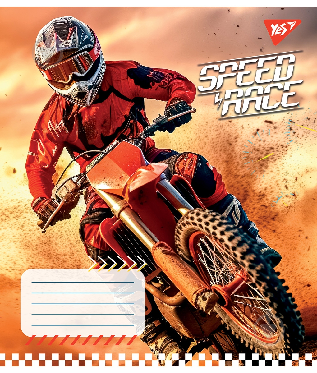 Тетрадь школьная 36 листов клетка Speed race (767337) YES - фото 4 Тетрадь школьная 36 листов клетка Speed race (767337) YES - фото 4