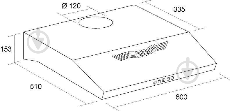 Вытяжка Pyramida GH 20-60 SLIM WHITE - фото 6