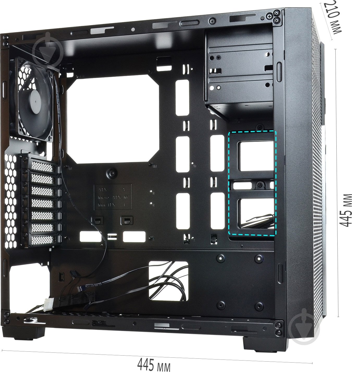 Корпус QUBE QBF26 Black (QBF26_WNNU3) - фото 3 Корпус QUBE QBF26 Black (QBF26_WNNU3) - фото 3