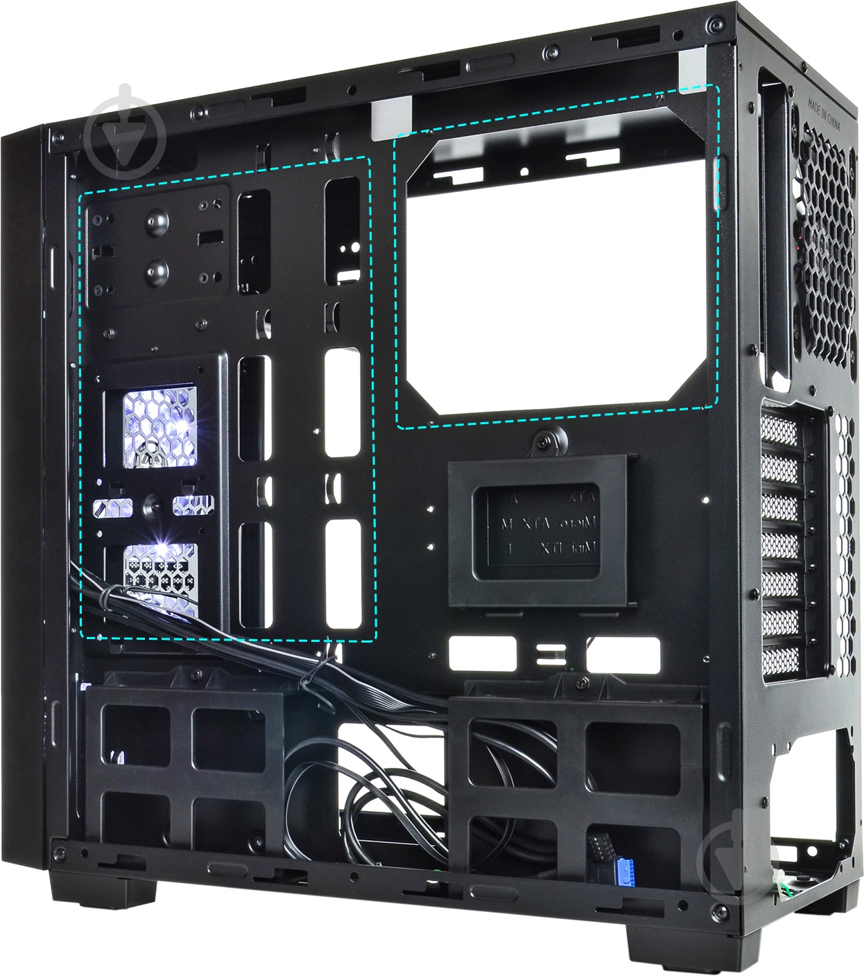Корпус QUBE QBF26 Black (QBF26_WWNU3) - фото 7